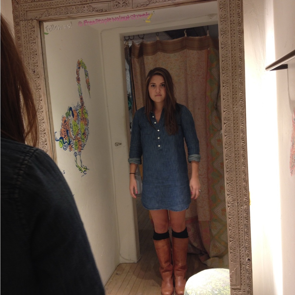 J. Crew Denim Shirt Dress